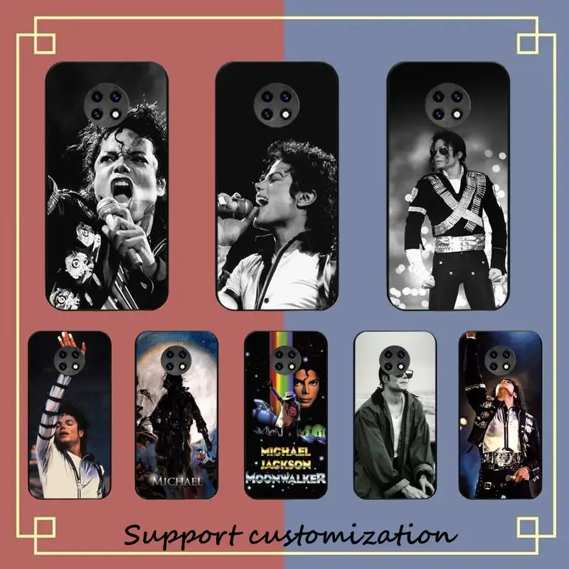 

FHNBLJ Michael Jackson Phone Case for Redmi 8 9 9A for Samsung J5 J6 Note9 for Huawei NOVA3E Mate20lite cover