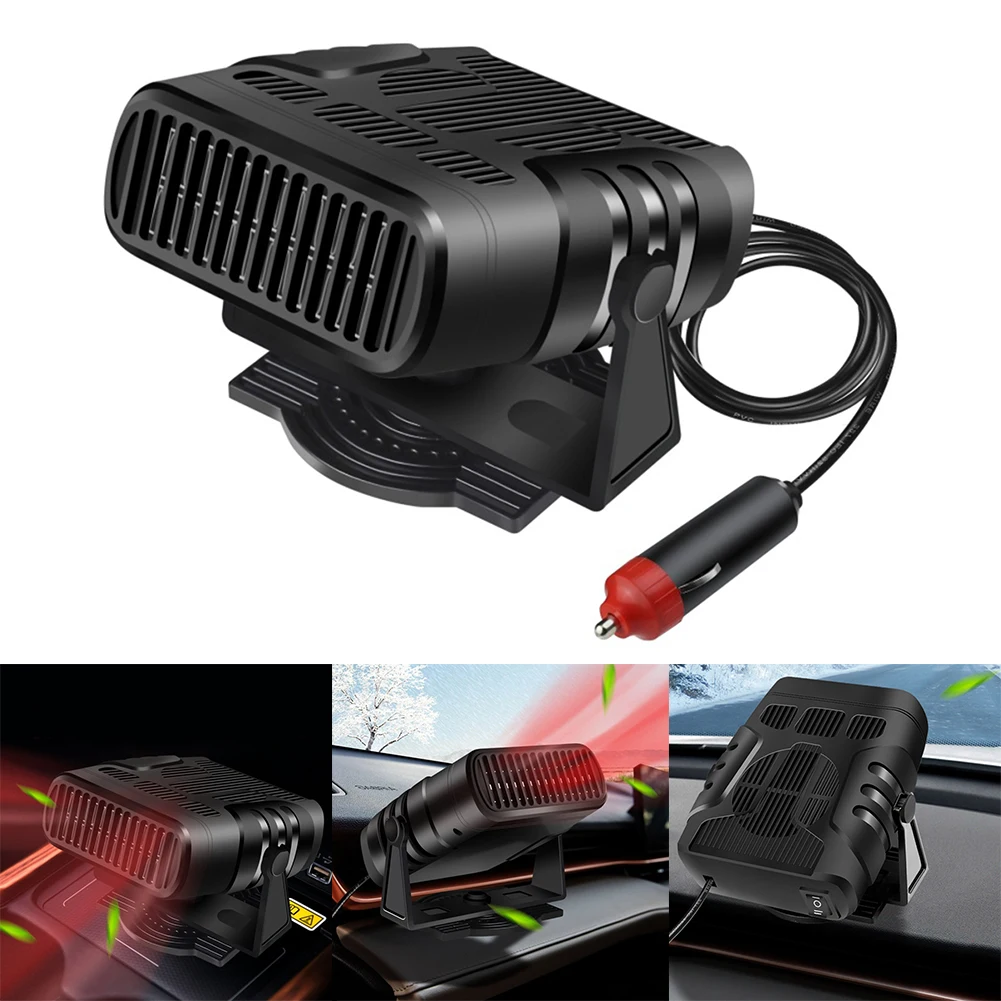 

120W 12V Car Heater Parking Heater Air Heater Fan Heater Defroster Fan Vehicle Purifying Type Air Heater Defogging Defrosting