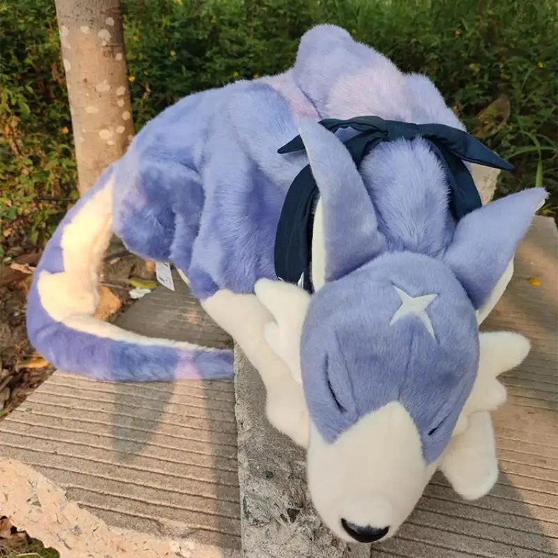 

Оригинальные Плюшевые куклы Monster Hunter Rise Palamute 60 см, мягкая подушка, плюшевое животное, игрушка, милая кукла, подарок на день рождения, игрушка