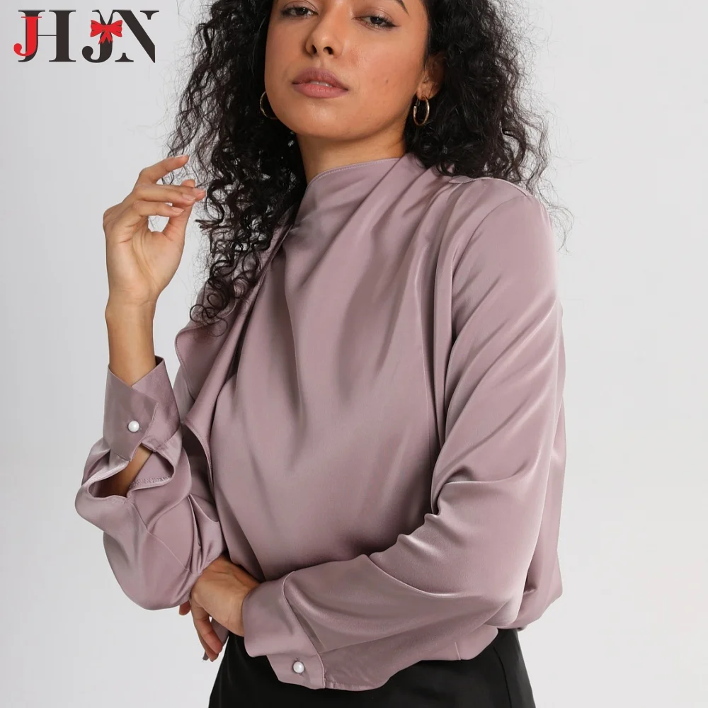 JHJN французские женские блузки элегантная рубашка в стиле ретро со шнуровкой и