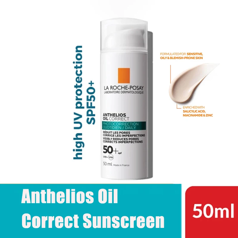 

La Roche Posay Oil Control Sunscreen Photocorrection Quotidien Daily Sunscreen SPF50+ Antioxidant and Anti-UV 50ml Whitening