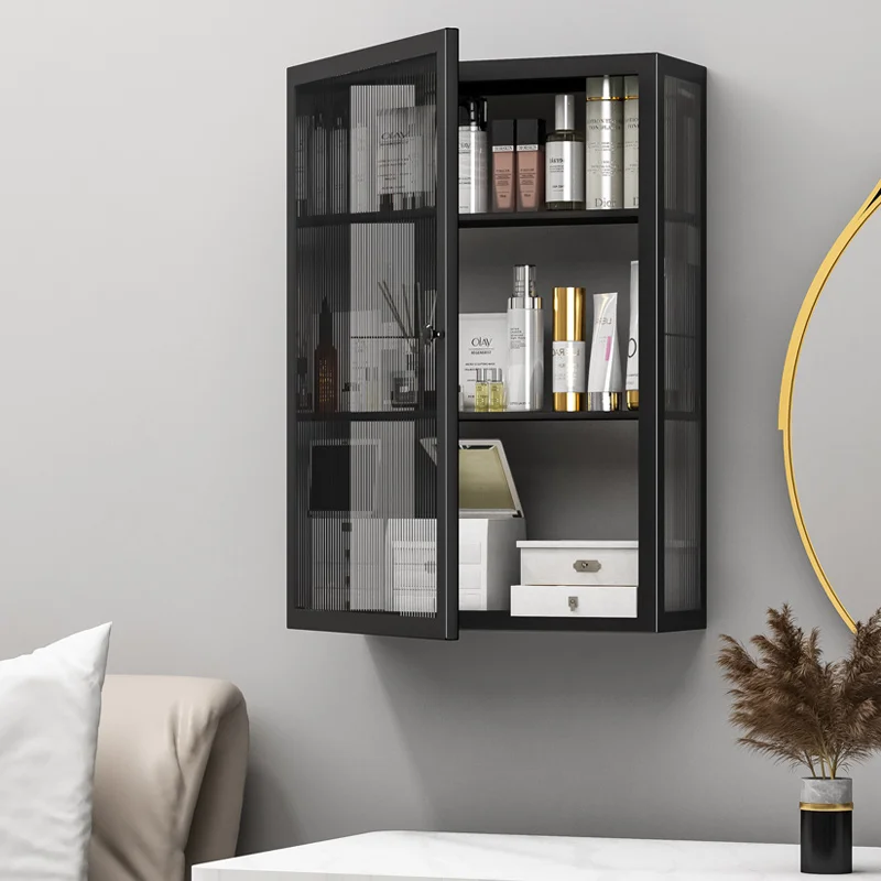 

Multilayer Divider Boxes Wall Luxury Plastic Transparent Make Up Box Bathroom Perfume Rangements Maquillage Home Furniture
