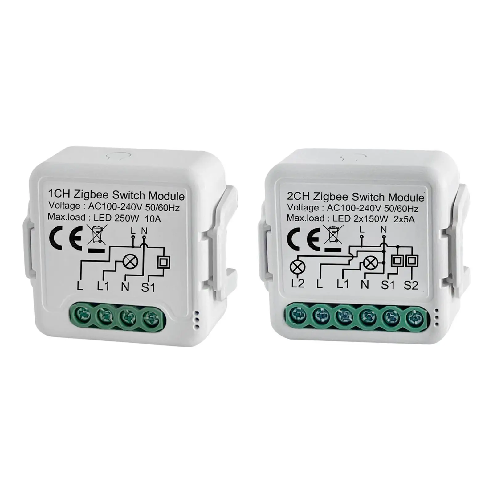 

Smart Light Switch Module for Dimmable LED Mini WiFi Dual Control Dimmable Switch Smart Life App Works for Google Home