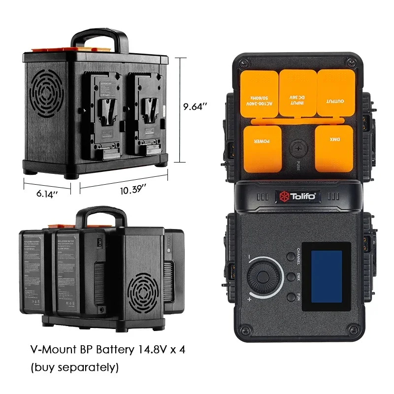 Tolifo SK-D7000SL Профессиональный 700 Вт видео непрерывный кинотеатр Cob светодиодный