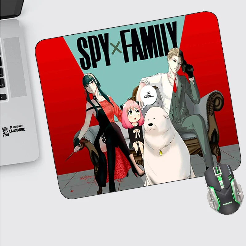 

Kawaii Spy x Family Small Mouse Pad Gaming Accessories Keyboard Cute Desk Mat Computer ковер Mousepad Pc Gamer Cabinet Table Rug