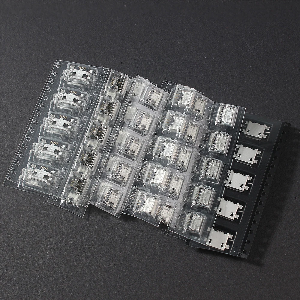 

12 Values*5pcs Micro USB Connector Assortment Set,5Pin Usb Jack Socket for Phones,DIY Electronics, and Circuit Board prototyping