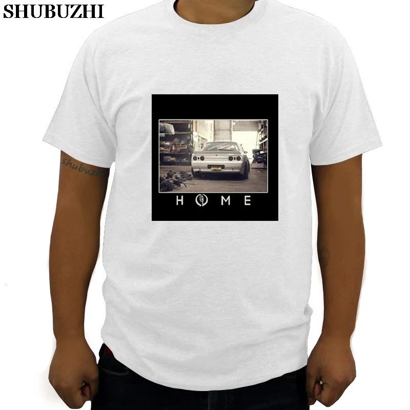 Мужская брендовая футболка Skyline HOME JDM R32 летняя модная мужская новые брендовые