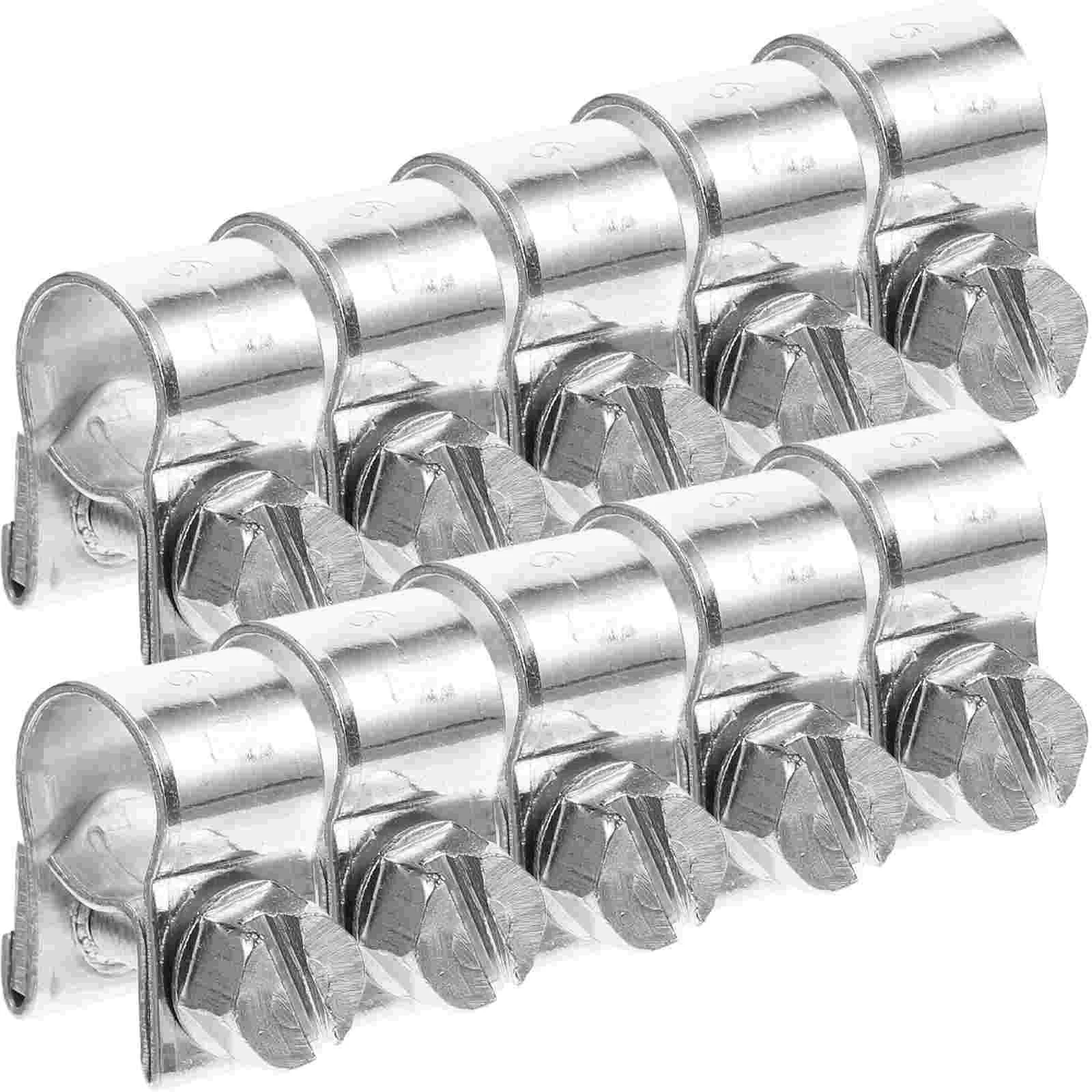 

25 Pcs Pipe Clip Hose Clamp Automotive Heavy Duty Clamps For Petrol Stainless Steel Fuel Injection Line 304