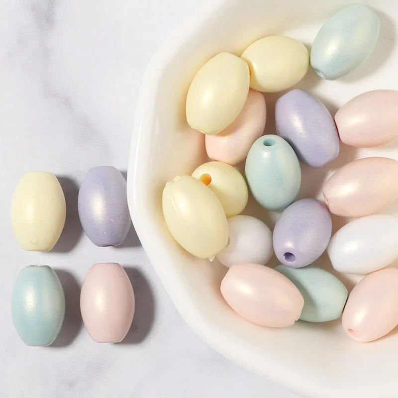 100 шт. акриловые бусины в форме ведра 13 5 мм