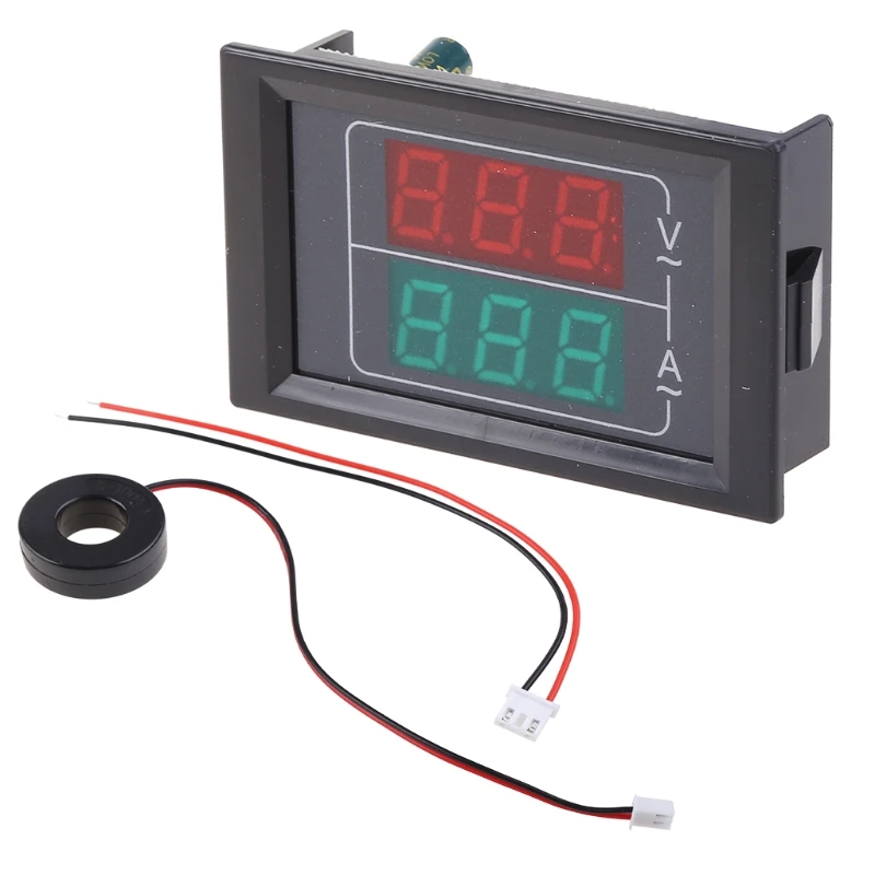 

Digital Voltmeter Ammeter AC50-500Amp Voltage Current Volt Amp Meter Amperemeter Indicator Tester 85WC