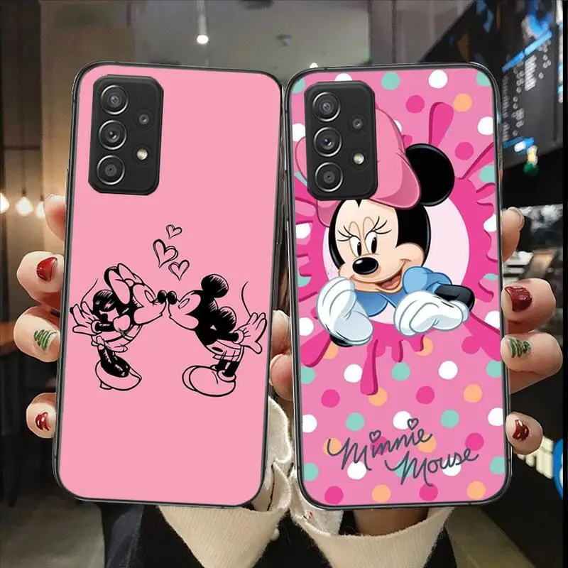 

lovable mickey minnie for Samsung Galaxy A51 A50 A52 5G A20E A60 A20S A71 A40 A40S A90 A70 A32 A30 A70 A21S phone case