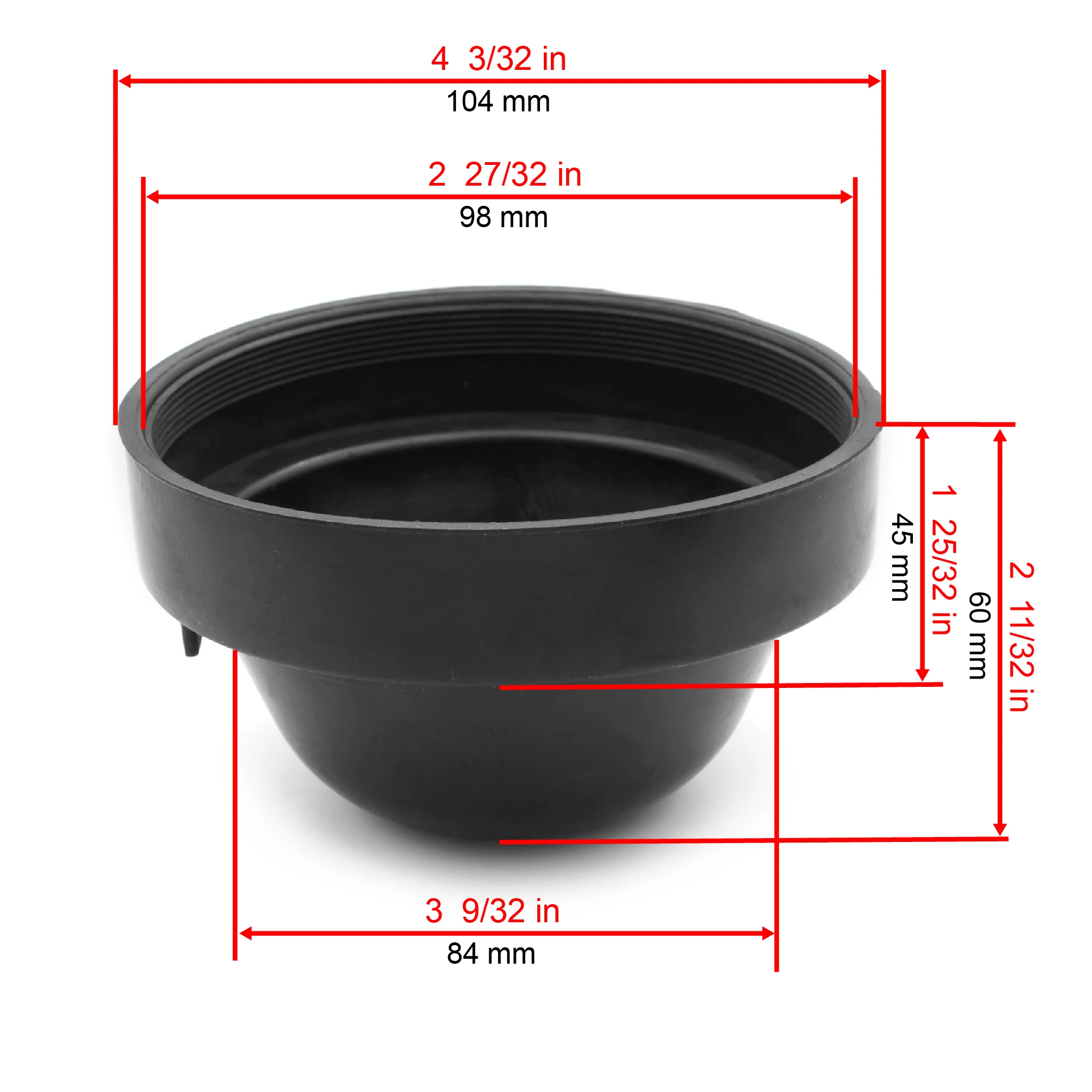 Пылезащитные Чехлы для ободка колеса Trumpchi GA6 2 шт. OD 104 мм/4 09 дюйма ID 98 мм/3 86