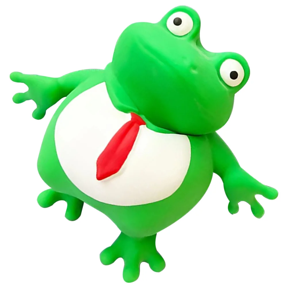 

Frog Decompression Toy Lifelike Animal Frog Stretchy Toy Plaything