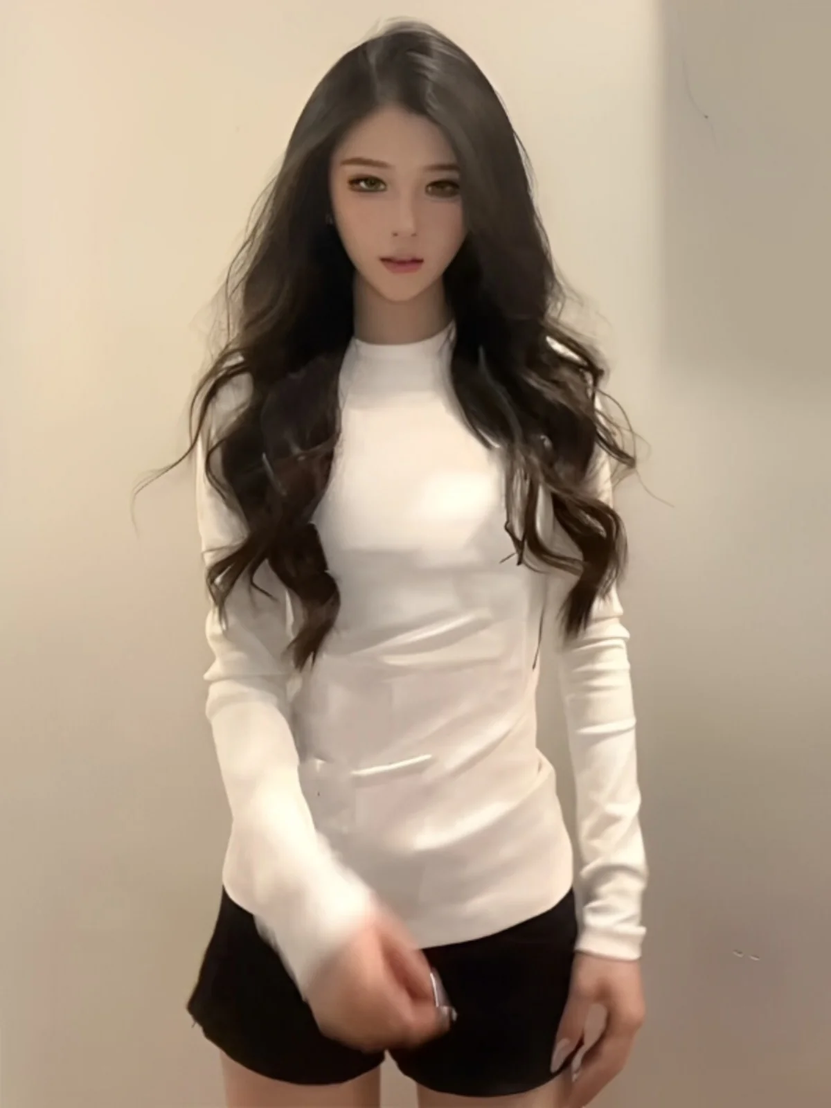 Женская нижняя рубашка Dralon осенне-зимняя внутренняя одежда утолщенная теплая