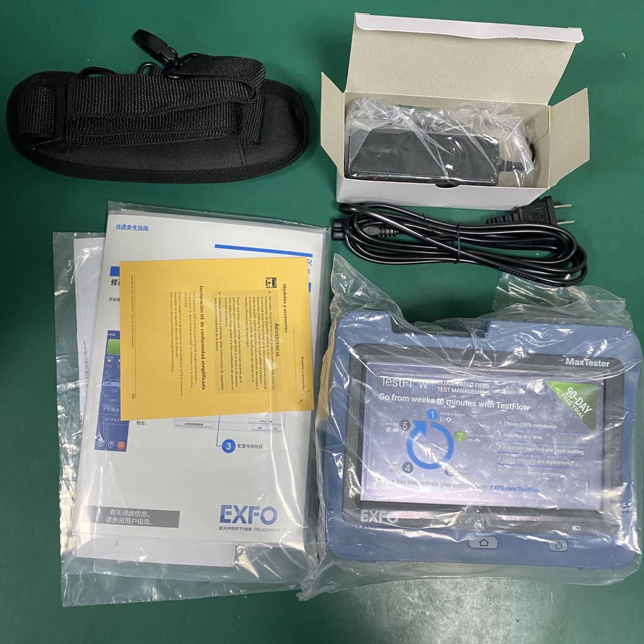 EXFO Max-710b-M1 OTDR 1310/1550nm Wavelength 30/28dB Multi-Languages MaxTester