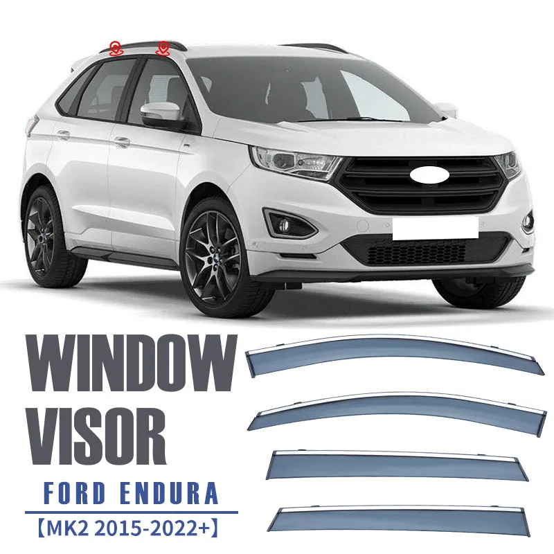 

For Endura Window visor Weather Shield Side Window Deflector Car windshield weather shield Car accessories