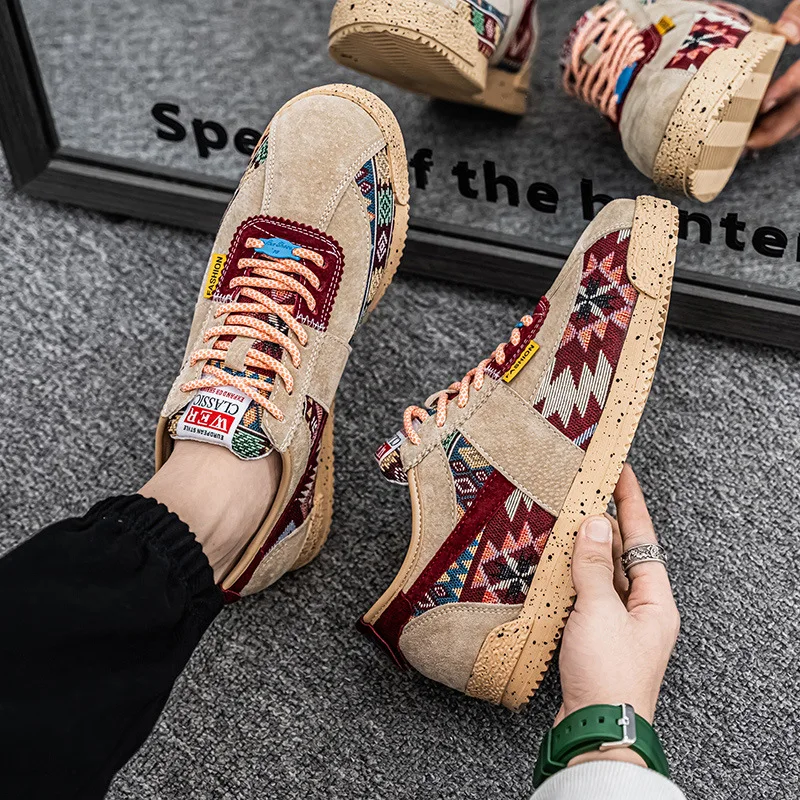 Кроссовки мужские в этническом стиле повседневные Оригинальные дизайнерские