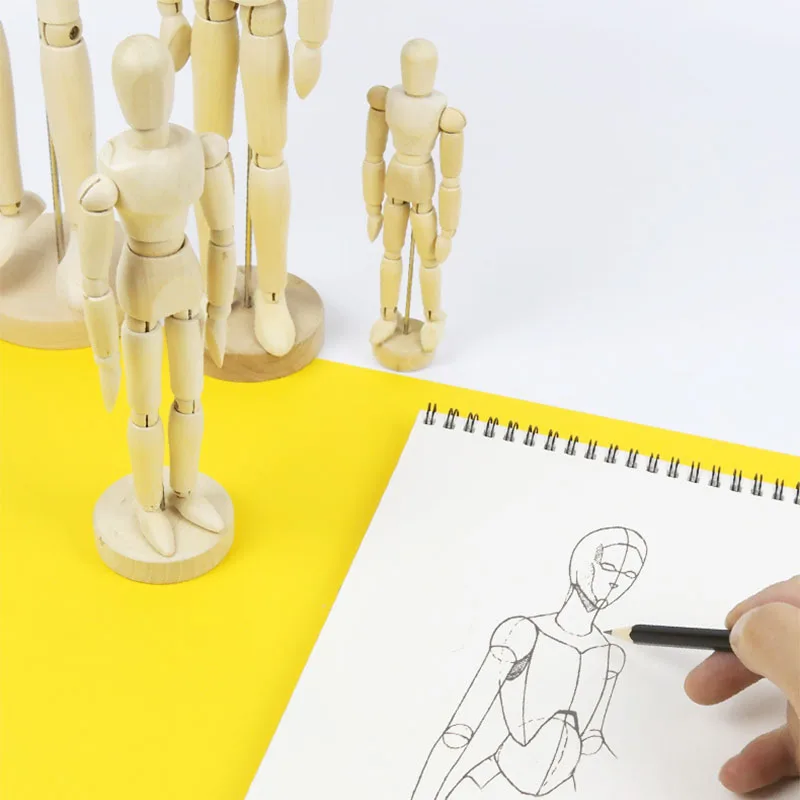 Деревянный Манекен-кукла с подставкой 4 5/5 5/8/12/16 дюйма