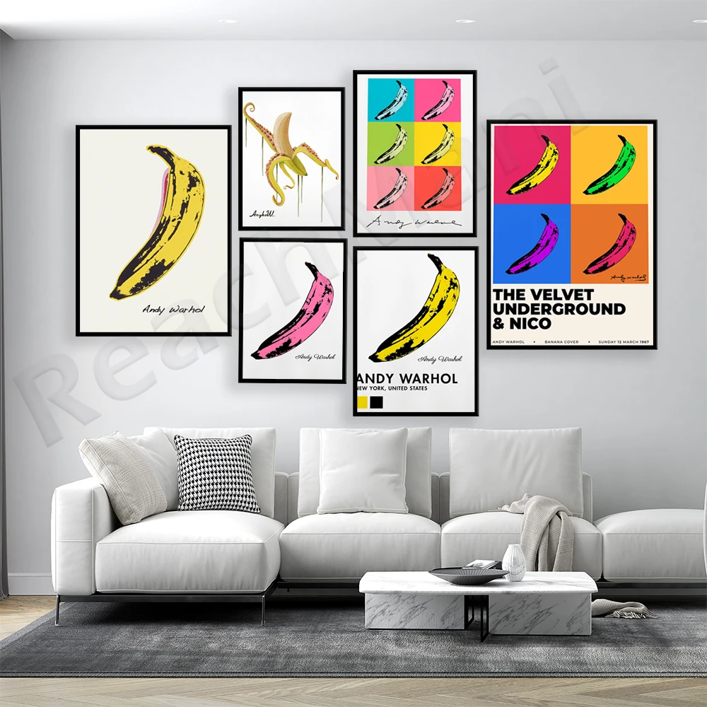 

Andy Warhol Prints, Andy Warhol Bananas, Pop Art Prints, Museum Prints Medieval Minimalist Decorative Posters