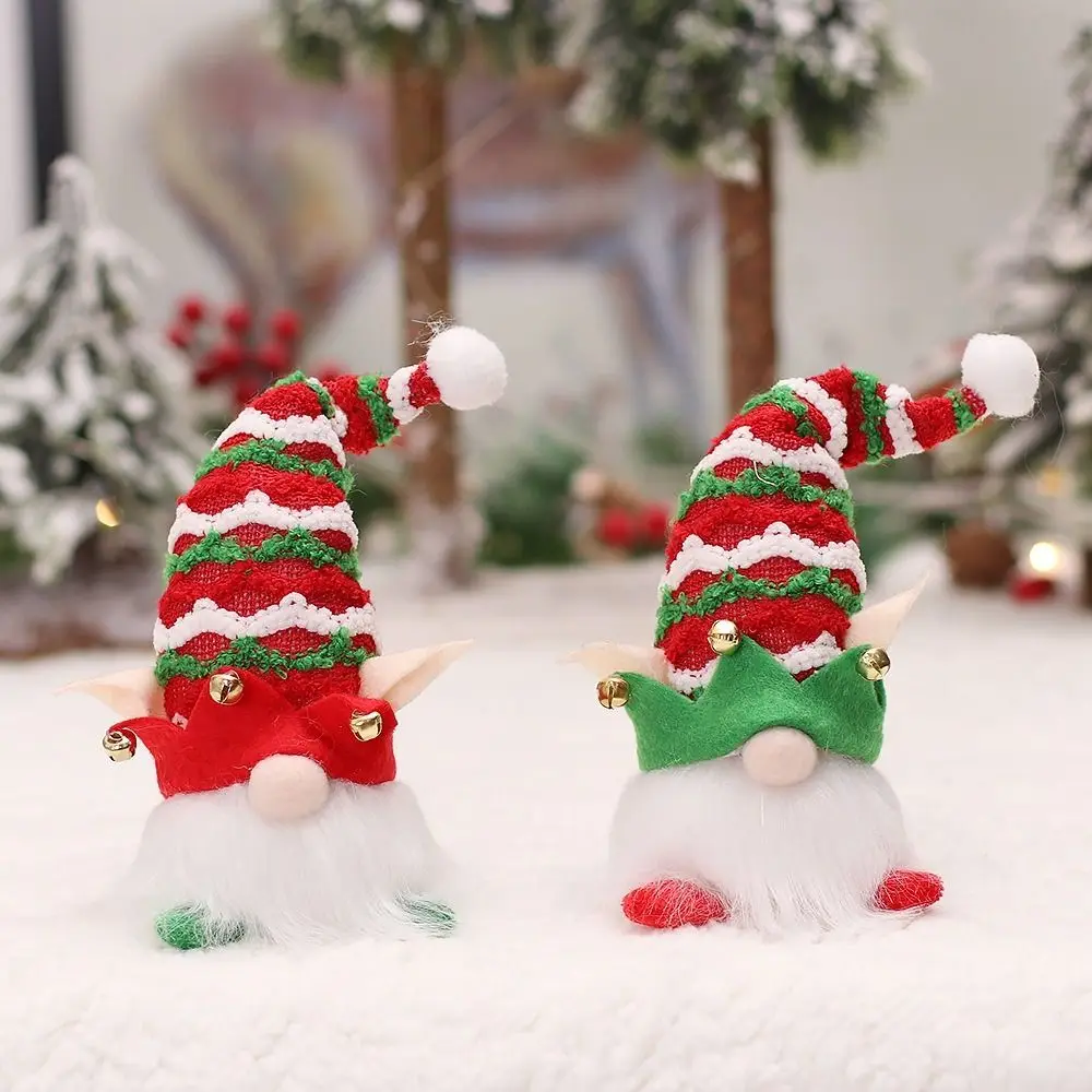 

Forest Santa Elf Gnome Lights illuminated Sprite Gnome Glowing Doll With Lights Glowing Christmas Dwarf Ornament Home Decor