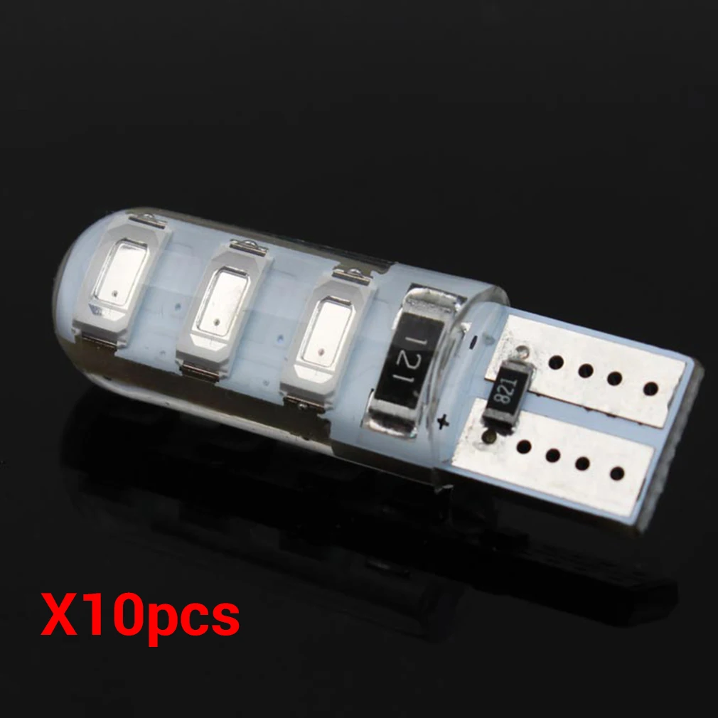 

10 шт. супер качество 6 светодиодов SMD 5630 безотказный 194 168 W5W Универсальный парковочный автомобильный светодиод T10 светодисветодиодный CANBUS св...