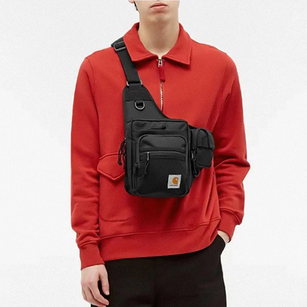 

Carhartt Wip New Satchel Bag Chest Bag Men's Street Trend Shoulder Bag Tide Brand Outdoor Travel Sports Messenger Bag