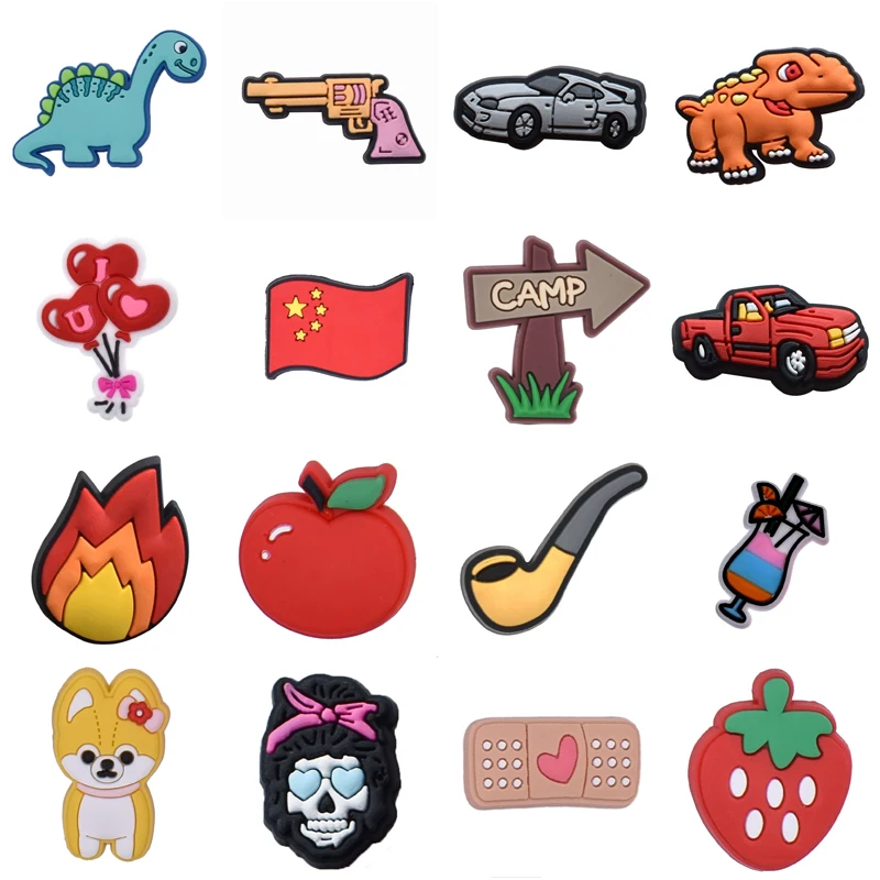 

Women Charm Shoe Charms Accessories Decorations PVC Buckle Decorations for Crocs Wholesale Bulk Gifts Pins Shoes Accessories