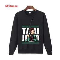 demon slayer anime tanjiro and nezuko hoodie sweatshirt unisex kpop street style sweatshirt girl streetwear sudadera mujer