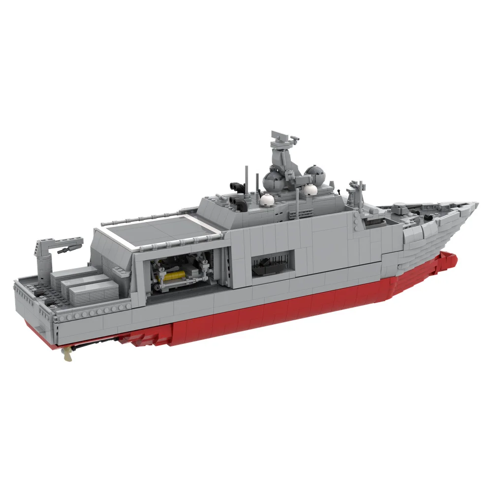MOC Голландская военно-морская модель строительные блоки классная шахтная зона