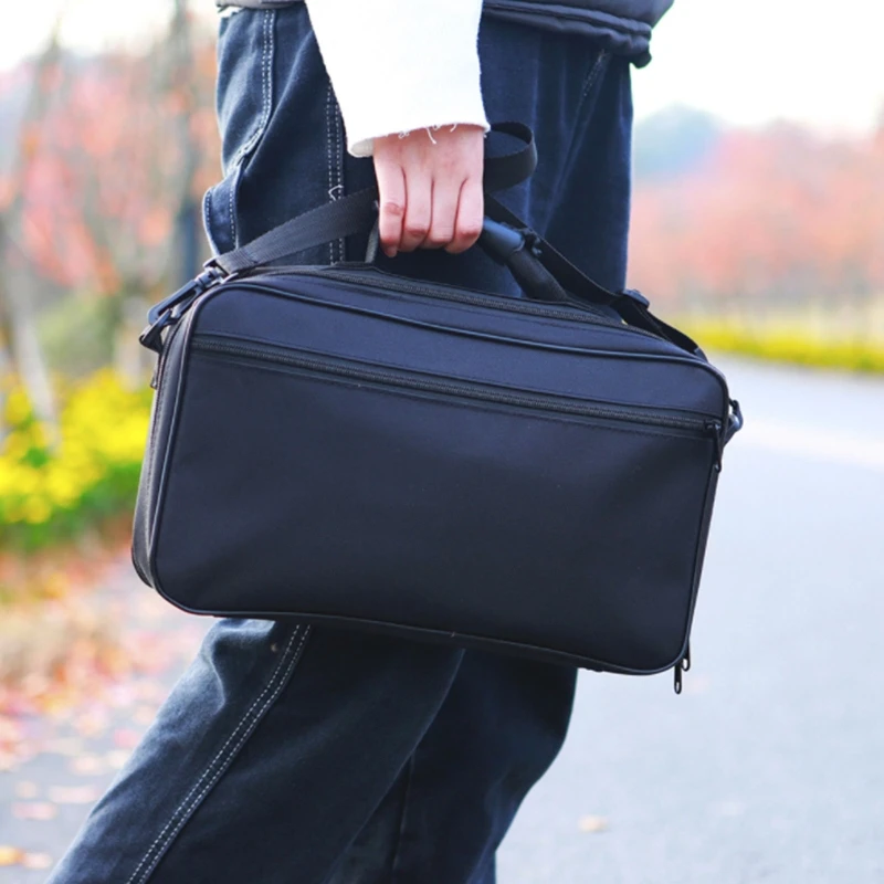 

Multi-functional Professional Waterproof Oboe Bag Double Zippers Design Storage Case Carrying Handbag Slant Strap Pocket