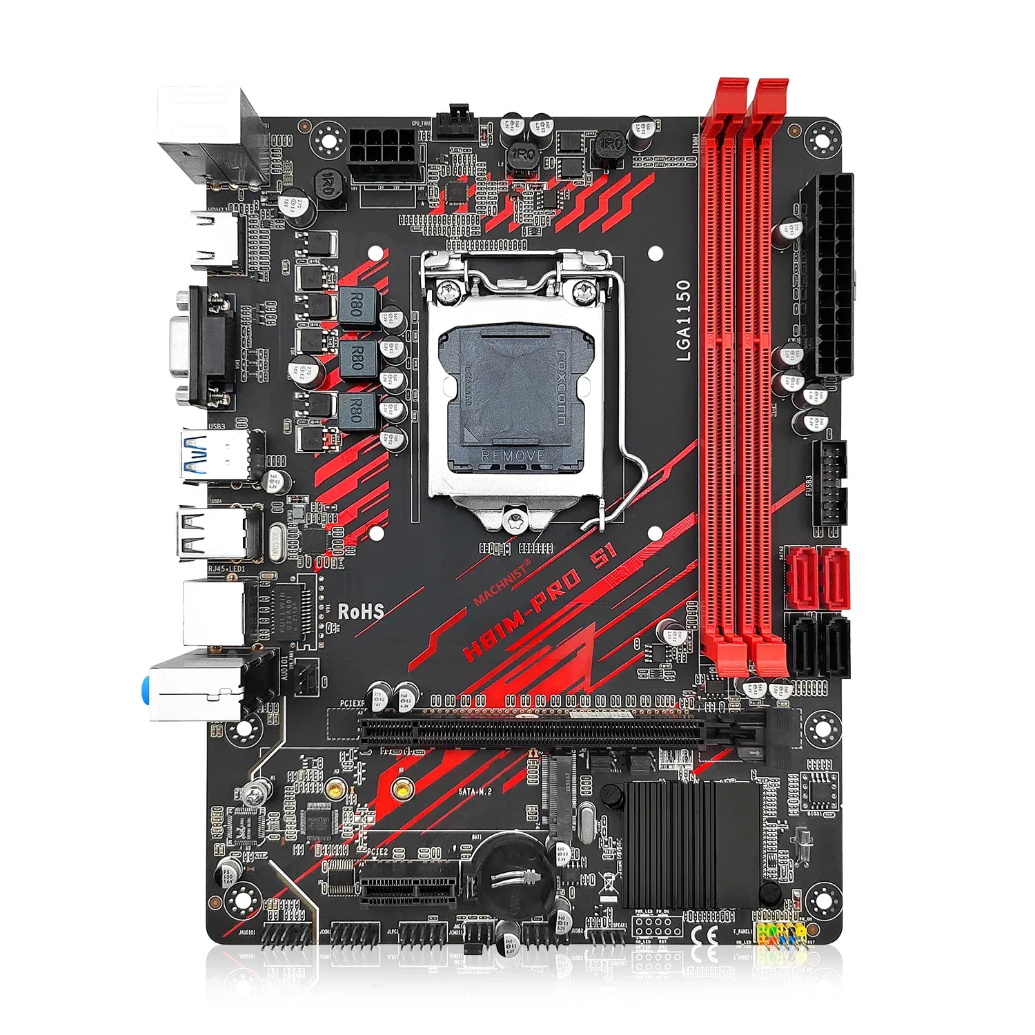 MACHINIST H81 Материнская плата LGA 1150 NVME M.2 Слот Поддержка i3 i5 i7/Xeon E3 V3 Процессор DDR3 RAM