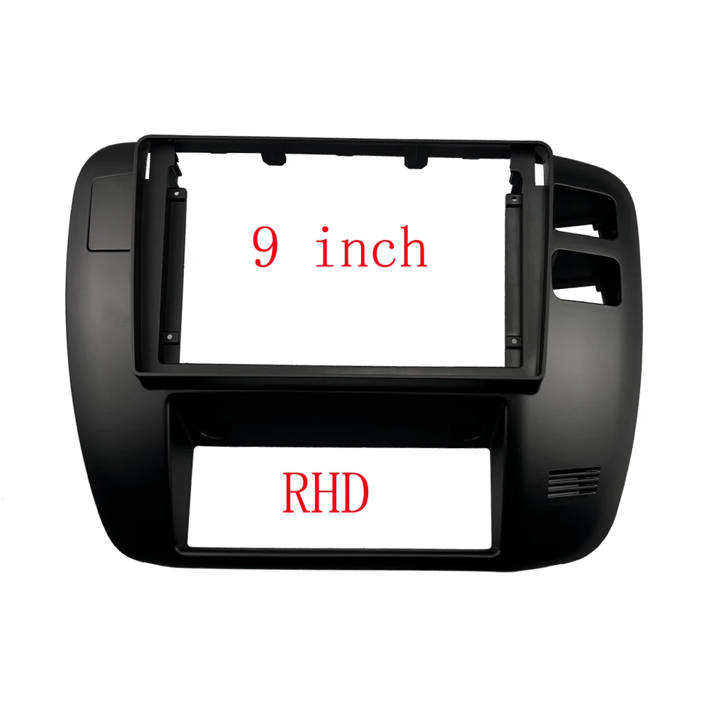 

WQLSK 2 DIN 9-дюймовый комплект рамки для автомобильного радиоприемника для Nissan Patrol 1997-2005, видео-аудиоплеер, установка панели приборной панели, лицевая панель