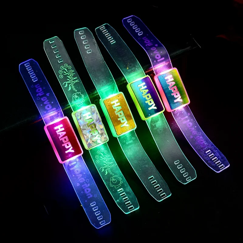 

24 шт., детский светящийся браслет