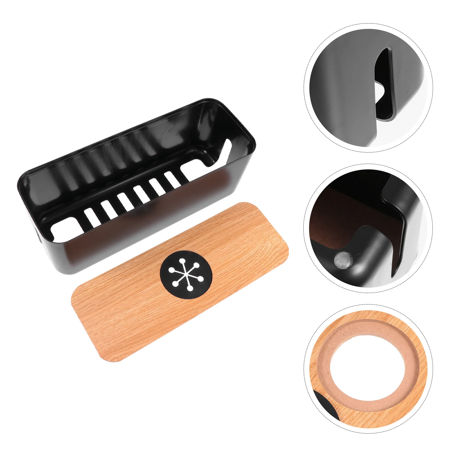 

Box Cable Cord Organizer Wire Storage Management Power Case Desk Strip Hider Keeper Manager Line Surge Protector Cover Sleeves