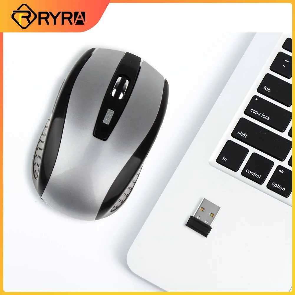 

RYRA 2.4GHz Wireless Mouse Adjustable DPI Mouse 6 Buttons Optical Gaming Mice Gamer Wireless Mice With USB Receiver For Computer