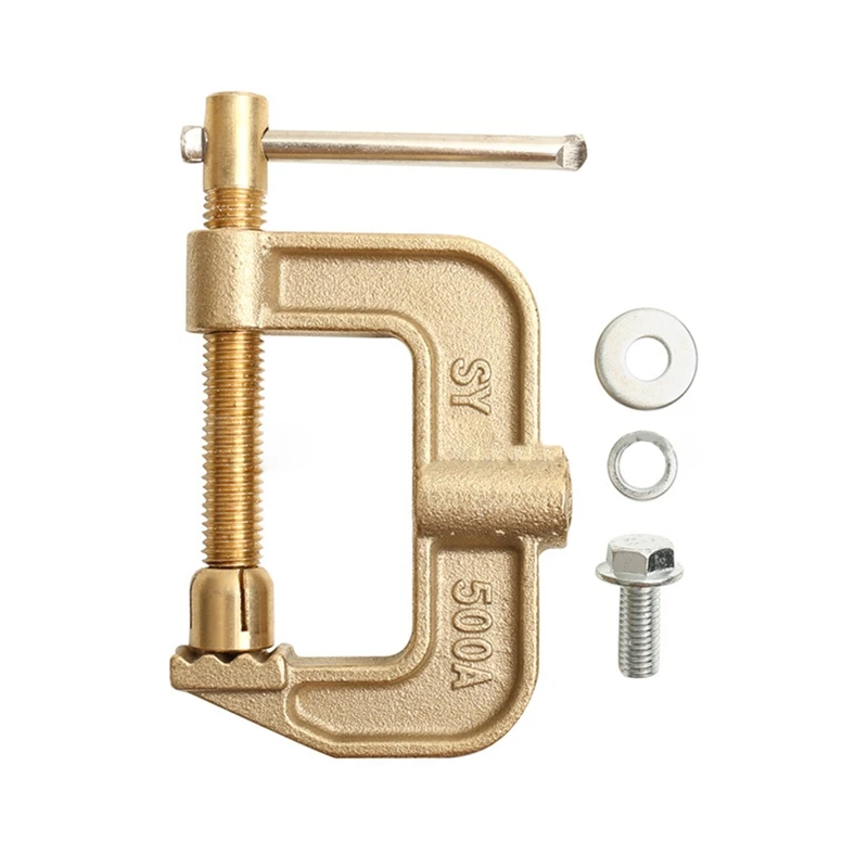 

Portable 500A Brass Welding Machine Grounding Clip G Type for Welding Methods