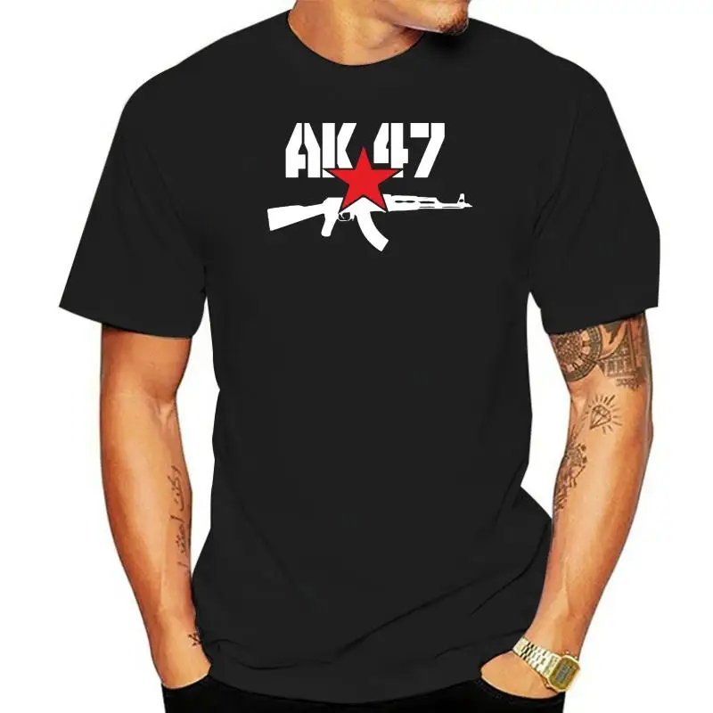 

Новая модная мужская футболка с коротким рукавом AK-47 Kalaschnikow AK47