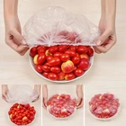 Пластиковый пакет, одноразовая пищевая крышка, пластиковая упаковка, эластичные пищевые крышки для фруктовой чаши, пакет для сохранения свежести, крышки для чашек, для хранения на кухне