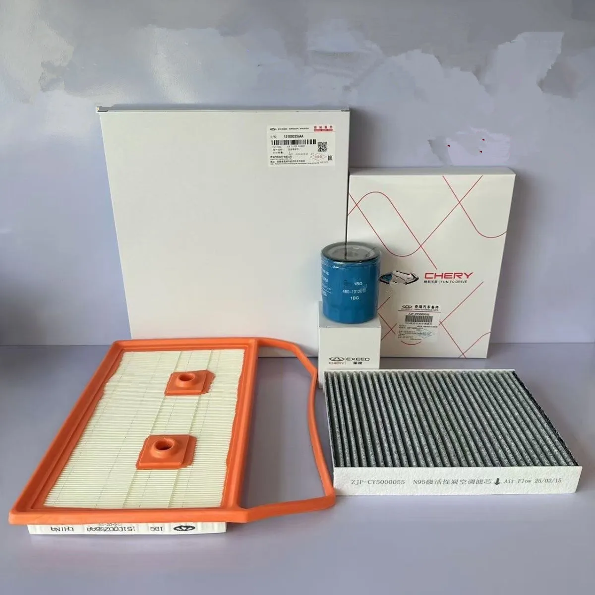 

3 шт./компл. комплект фильтров для Chery EXEED YaoGuang C-DM TanSuo 06 C-DM PHEV 1.5T воздушный фильтр салонный фильтр масляный фильтр