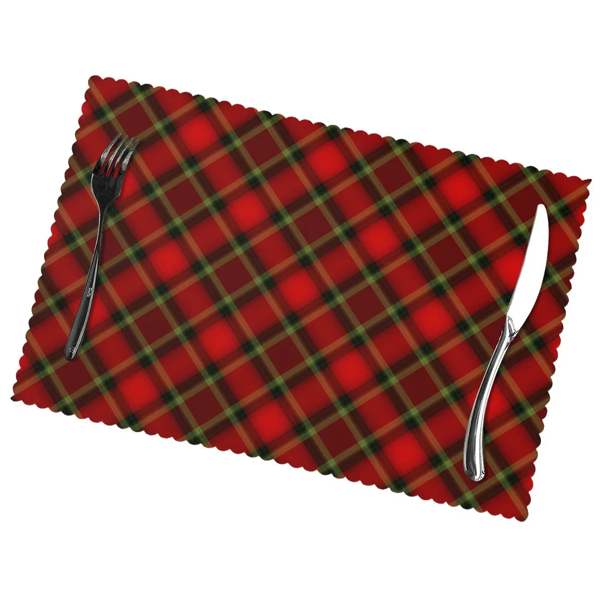 

Colourful Buffalo Moose Non-Slip Insulation Place Mats for Kitchen Dining Table Washable Placemats Bowl Coaster Cup Mat Set of 6