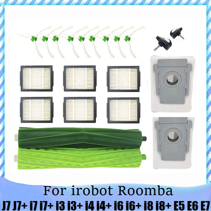 

1 Set For Irobot Roomba I7 I7+ I3 I3+ I4 I4+ I6 I6+ I8 I8+ J7 J7+ E5 E6 E7 Robot Vacuum Cleaner Parts Accessories Kit