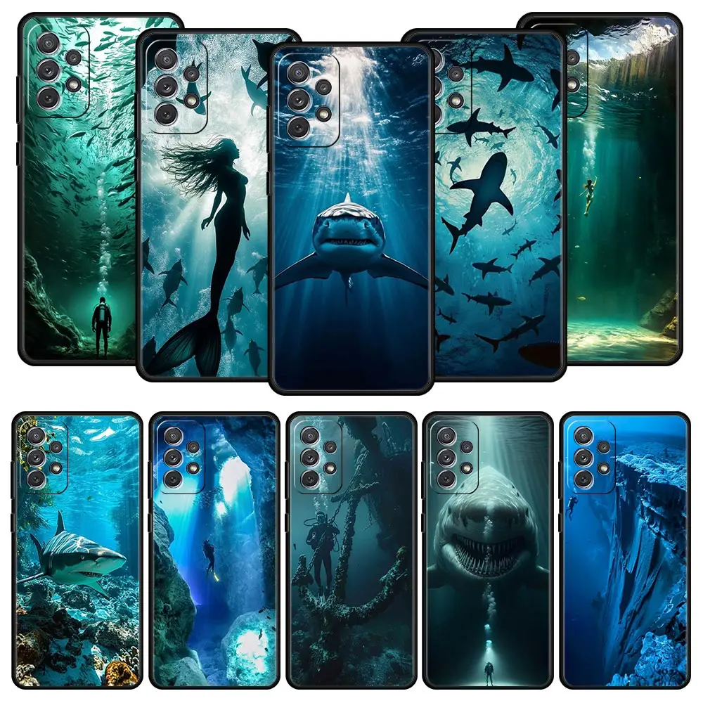 Фото Чехол для телефона Samsung A57 A37 A51 A71 A21S A17 A11 A15 A25 A41 A23 A33 A53 A73 A07 A05S A13 A35 A55 5G для подводного плавания №1