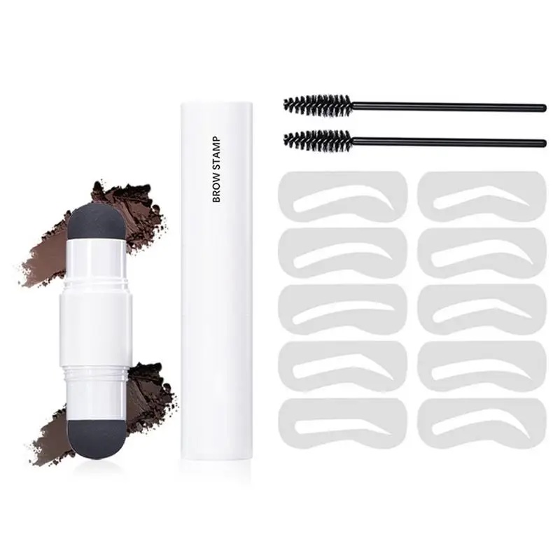 

Профессиональный набор для формирования бровей, набор для макияжа, магические трафареты для бровей, кисти для бровей