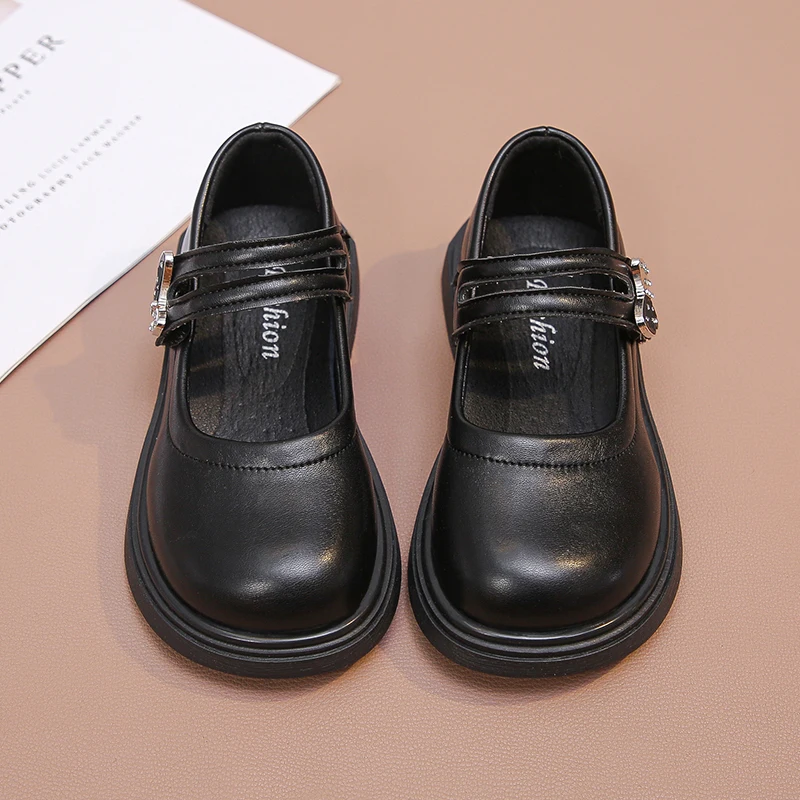 Женские кожаные туфли черные/бежевые уличные из искусственной кожи с бантом и