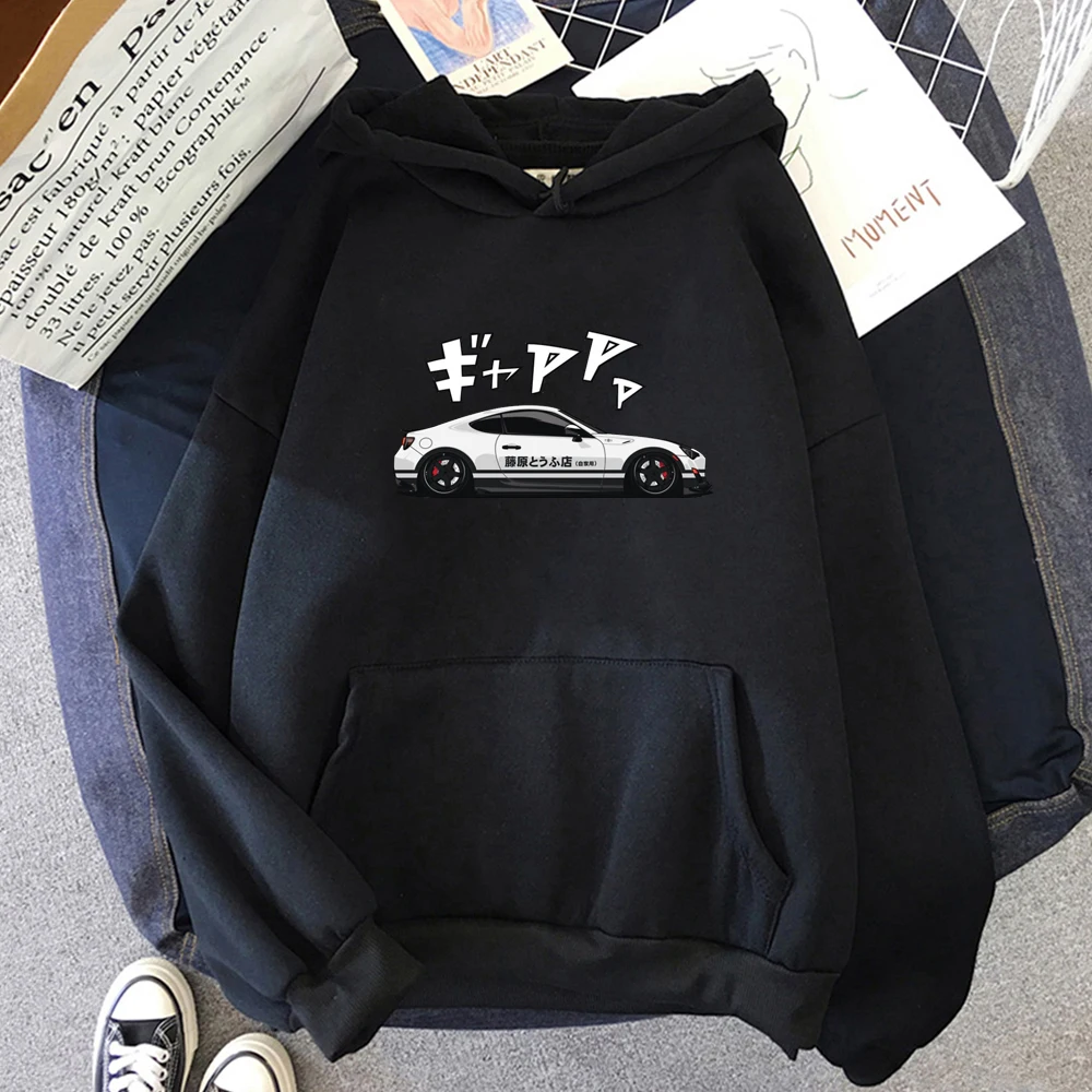 

Initial D Harajuku Hoodie Men's Jacket Men and Women's Hooded Moletom Sweatshirts Hip Hop Pullover JDM Car Print Sudaderas Tops