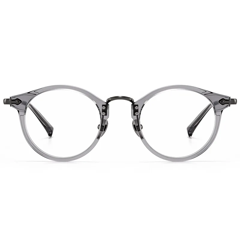 Роскошные модные круглые очки ALICIA в стиле ретро ультратонкие ацетатные