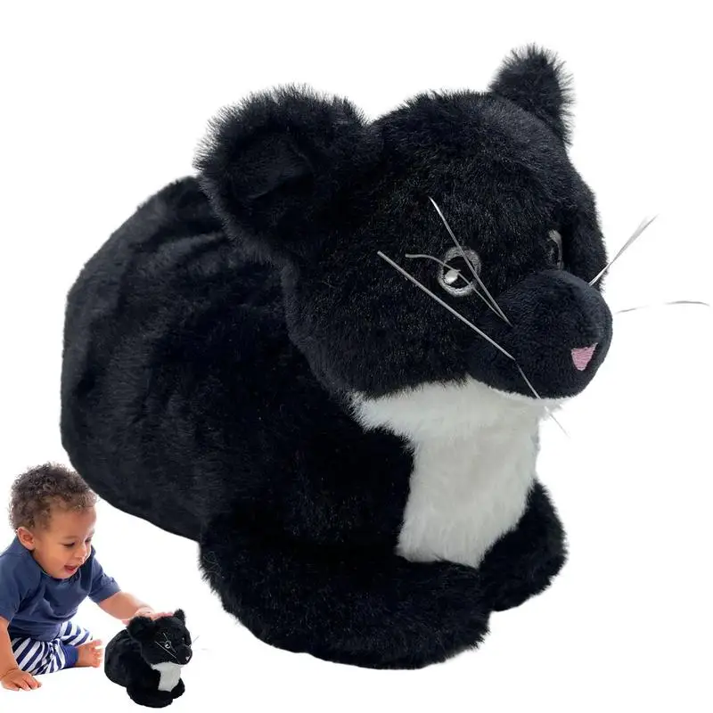 

Anime Cat Plush Game Animation Plush Toys 23CM Stuffed Black Cat High-Quality Children's Birthday Gifts Plush Toys