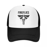 punk unisex the last of us trucker hat adult fireflies adjustable baseball cap women men sports snapback caps