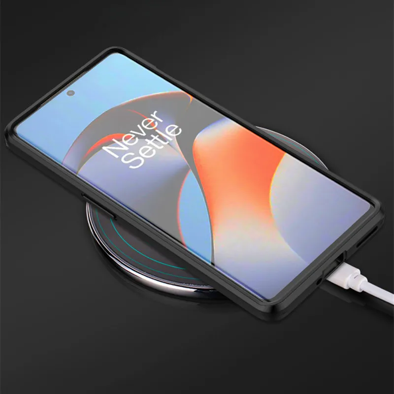 For OnePlus ACE 2 5G Case OnePlus ACE2 Cover 6.74 inch Punk Style Hard Armor Bracket Fundas Shockproof Bumper For OnePlus ACE 2