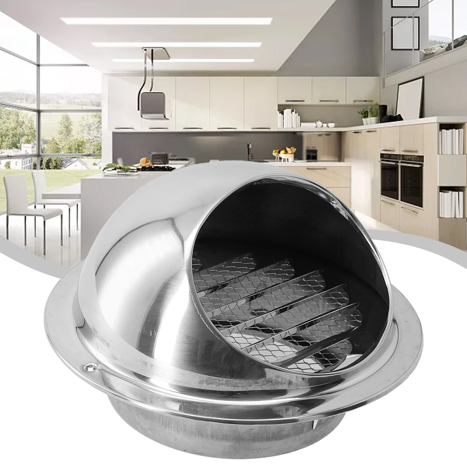 Внешняя настенная решетка воздуховыпускного отверстия из нержавеющей стали